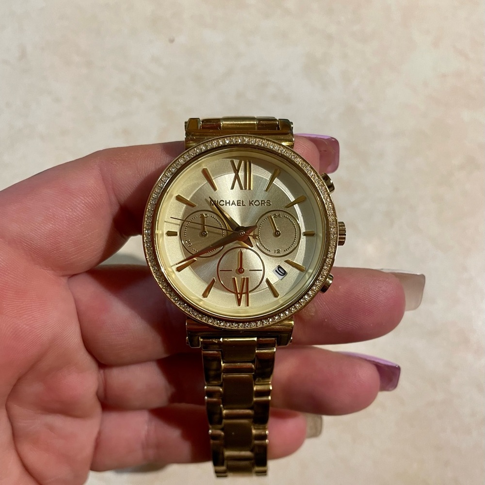 Gold Michael Kors Watch